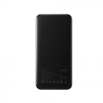 Powerbank Joyroom JR-PBF14 Pro 22,5W 20000mAh med digital display 2x USB-A 1x USB-C – svart