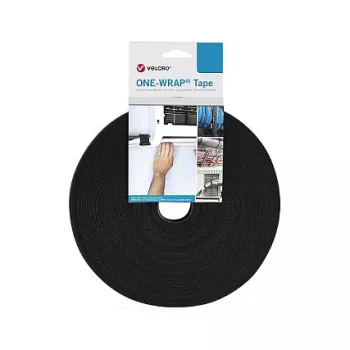 VELCRO One Wrap band 25m 20mm svart VEL-OW64141