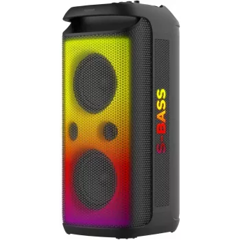 SENCOR Partycon BOOST Power 250W bärbar Bluetooth-festhögtalare med TWS, IPX4, LED, FM-radio, karaoke, mikrofon