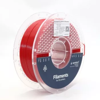 GEMBIRD filament PETG High Speed, 1,75 mm, 1 kg, röd