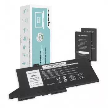 MITSU batteri WY9DX Dell Latitude 5520 5420 Precision 3560 - 3200 mAh (36 Wh)