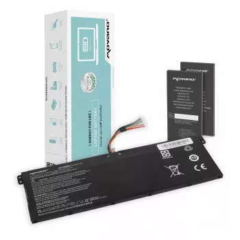 MOVANO batteri AP19B8K för Acer Aspire 3 A314-22 A315-56 A315-57 A315-58 A317 - 3400 mAh (39 Wh)