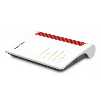 FRITZ! Box 5630 vit dual-band Wi-Fi 6 DSL/VDSL-router med DECT-bas, Gigabit Ethernet, USB 2.0, SFP-plats