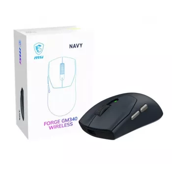 MSI Forge GM340 trådlös gamingmus navy