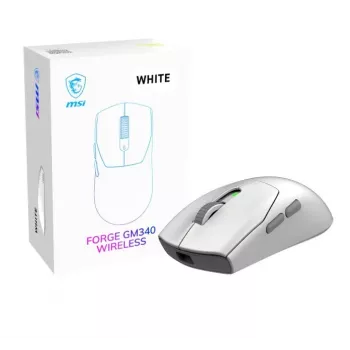 MSI Forge GM340 trådlös gamingmus vit