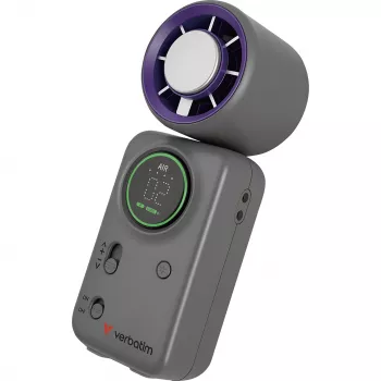 Verbatim Cool'n'Go Ice Touch Mini handfläkt (violett/grå)