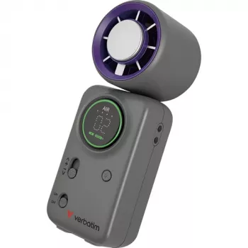 Verbatim Cool'n'Go Ice Touch Mini handfläkt (violett/grå)