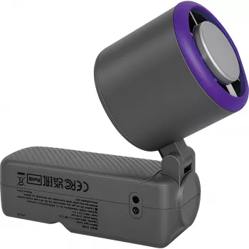 Verbatim Cool'n' Go Ice Touch Pro handfläkt grå/lila