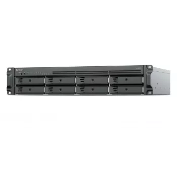 Synology RackStation RS1226RP+ 2U rackmonterad NAS-server med 8 fack och två redundanta nätaggregat