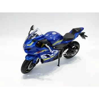 PULIO MSZ 1/12 Suzuki GSX-R1000 blå diecast motorcykelmodell