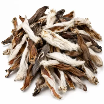 PTI PETITTO kaninöra med päls hundtuggartikel – 1 kg