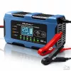 Qoltec 52669 intelligent batteriladdare 12V 6A med reparationsfunktion för AGM GEL LiFePO4