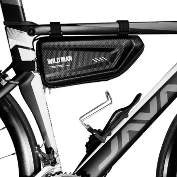 WILDMAN E4 cykelramväska L 1,5L svart