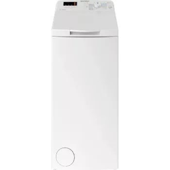 Indesit BTWS50400PLN toppmatad tvättmaskin, 5 kg, 1000 varv/min, vit, energieffektivitetsklass E