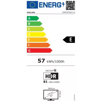 Philips 55PUS7061/12 55 inch 4K UHD LED Smart TV med HDR Plus