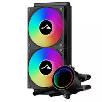 EKL AlpineFlow 240 ARGB AIO vätskekylare för CPU - svart