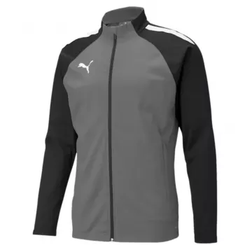 Puma teamLIGA Training herrträningströja med halv dragkedja Puma Black-Asphalt storlek L