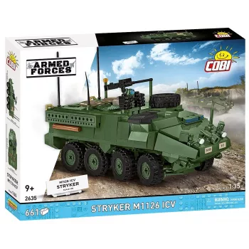 COBI Stryker M1126 ICV (1:35 skala) – detaljerad militärfordon modellbyggsats