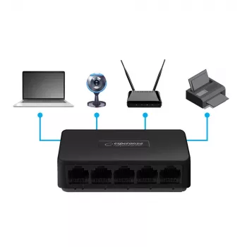 ESPERANZA 5-portars Gigabit-switch 10/100/1000 ONYX ENS103