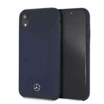 Mercedes-Benz Apple iPhone XR flytande silikonskal marinblå