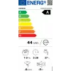 Gorenje W3NGPI72SAS/PL 7 kg 1200 varv/min fristående frontmatad tvättmaskin med SteamTech och Inverter PowerDrive-motor