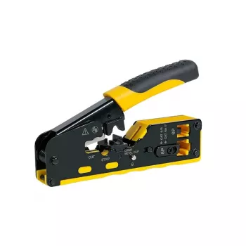 LOGILINK WZ0060 crimptång modulär CAT5/6/6A/7 med Pass-Through RJ45
