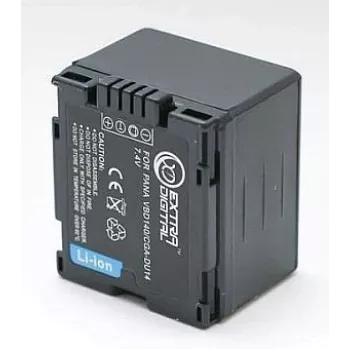 EXTRA DIGITAL Panasonic CGA-DU14 ersättningsbatteri 7,2V 1360mAh Li-ion för D-serie videokameror
