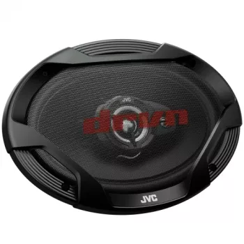 JVC CS-DR6932 6x9 inch 3-vägs koaxialhögtalare för bil, 500W peak, 70W RMS, kolfiber-mica-woofer, PEI-diskant, 4 ohm
