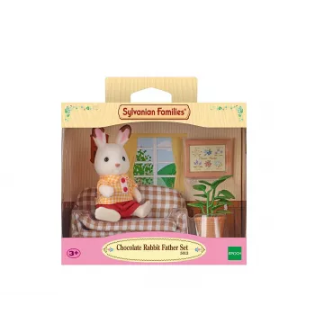Sylvanian Families chokladkanin pappa vardagsrumsset