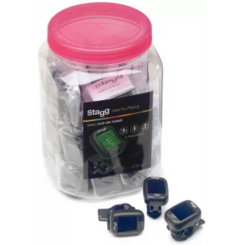 Stagg SCTUC1/30 clip-on kromatiskt stämapparat 30-förpackning display