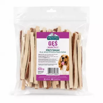 PETITTO mjuka gåssandwich hundgodis