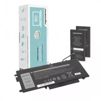 MOVANO batteri K5XWW för Dell Latitude 5289 7390 2-in-1 - 7300 mAh (55 Wh)