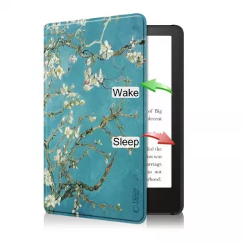 Tech-Protect SmartCase fodral för Kindle Paperwhite 2024 / Colorsoft / Signature Edition, sakura