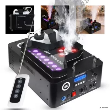 LIGHT4ME JET 3000 LED vertikal rökmaskin 3000W DMX RGB