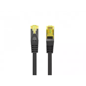 LANBERG Cat.6A S/FTP LSZH patchkabel 20 m svart – 10GbE, Fluke Passed, 26AWG ren koppar