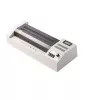 DELI kontorslaminator E3895-EU A3 | 250 mm/min varmvalslaminering, max 125 mikron, anti-jam, kallaminering, svart/silver