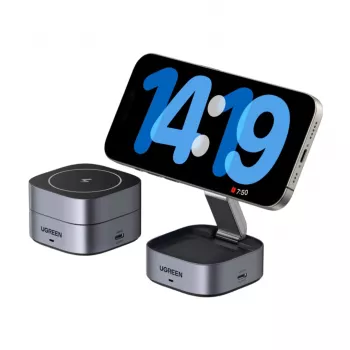 UGREEN W256 20W USB-C-väggladdare med 1m USB-C till USB-C-kabel - svart