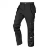 NEO TOOLS Mix&Match 4-vägsstretch arbetsbyxor med Cordura-förstärkningar och hölsterfickor, svart, storlek XXXL