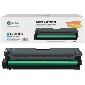 G&G XL-toner GT201XCEV för G&G P2000CDW/P2010CDW cyan
