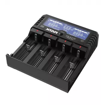 XTAR VP4L Plus Li-ion/Ni-MH/Ni-Cd 18650 batteriladdare