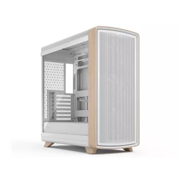 Fractal Design Summit Chalk White TG Clear Tint mid-tower-chassi med äkta ekfront