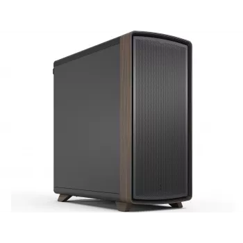 Fractal Design Summit Black Solid ATX Midi Tower-chassi, svart/trä
