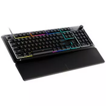CORSAIR SKIFF 100 gaming-tangentbord, 10-zons RGB, IP42 stänkskydd – svart