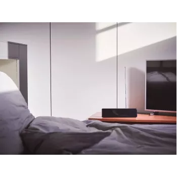 Philips SDV5225/12 inomhusantenn för TV med justerbar förstärkning, 1,8 m koaxialkabel, 75 ohm, 3G/4G-filter, DVB-T/T2