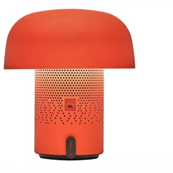 KOODUU Sensa Play portabel Bluetooth-högtalare med dimbar RGB-LED-lampa, IPX4 stänkskydd, TWS-koppling, USB-C, orange
