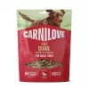 CARNILOVE hund SOFT snack vaktel med oregano 200 g – spannmålsfria mjuka godbitar för vuxna hundar