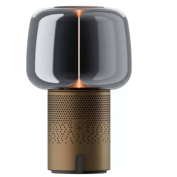 KOODUU Serena Play bärbar LED-lampa med Bluetooth-högtalare brun