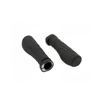 Author Rankenos AGR Ergo R20-E GripLock ergonomiska cykelhandtag, 135 mm, svart