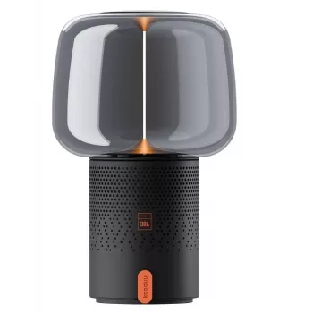 KOODUU Serena Play portabel LED-lampa med Bluetooth-högtalare grå