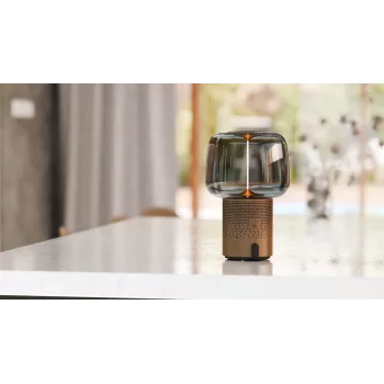 KOODUU Serena Play portabel LED-lampa med Bluetooth-högtalare grå